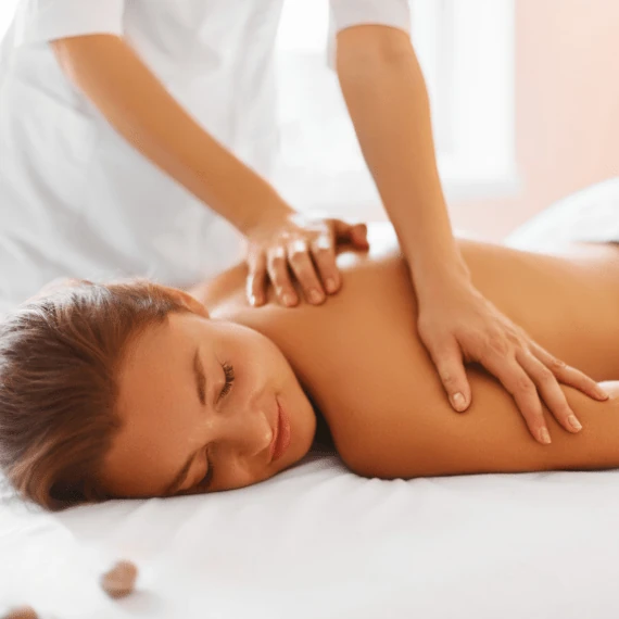 Image of a massage at Lusso Hair Studio & Spa located in Winston-Salem, NC