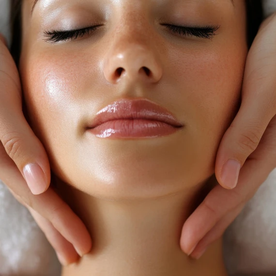 Image of a facial service at Lusso Hair Studio & Spa located in Winston-Salem, NC