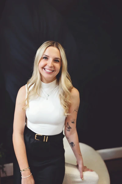 Nail specialist, Megan Cummings, at Lusso Hair Studio & Spa, located in Winston-Salem, NC